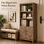 Bibliothèque Hawthorne 71,9 "avec armoire de rangement