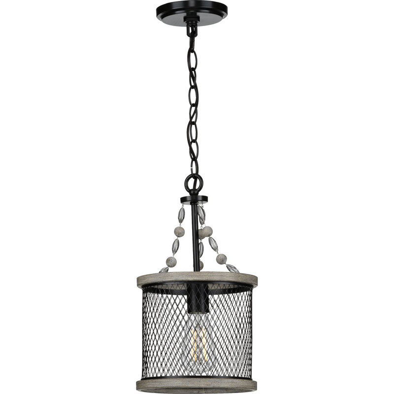 Millsaps 1 - Light Lantern Pendant, Black