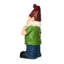 Statue gnome fumant de l'herbe