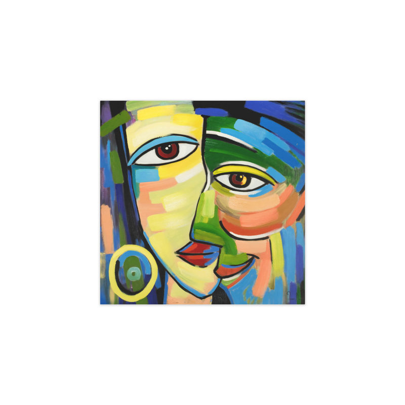 One with you hand -painted acrylic painting
