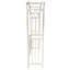 Arche de jardin en aluminium avec barrière-114351244