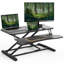 Adjustable Metal Base Standing Desk Converter