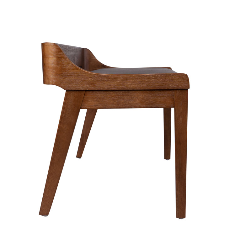 Aybri Drop Leaf Solid Wood Dining Set, 6 Pieces: Table,1 bench,4 Chairs
