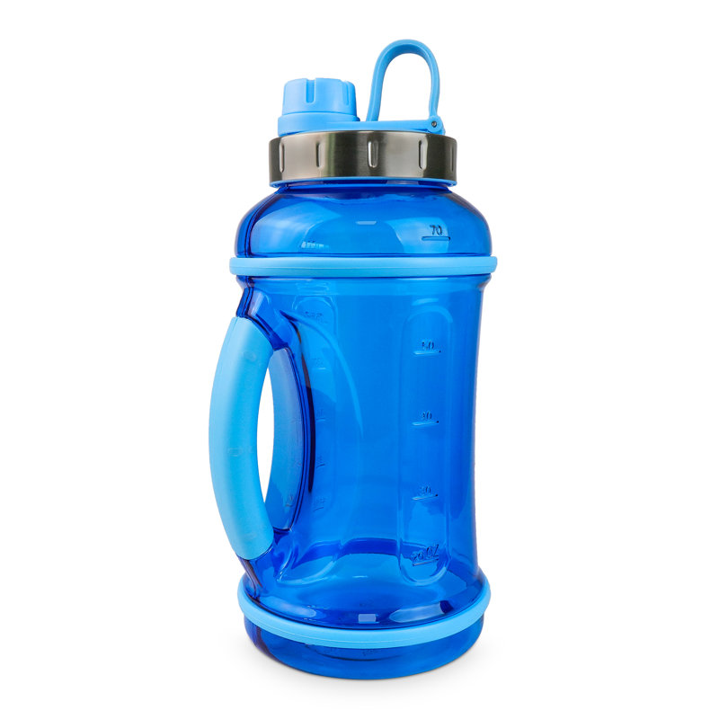 Bouteille d'eau - 2 litres - Super forte pour toute activité, Bleu
