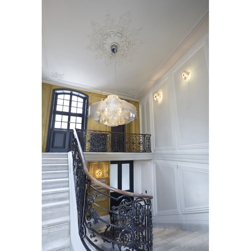 Galaxy 6 - Light Chandelier, 23" H x 37" W x 37" D, E14