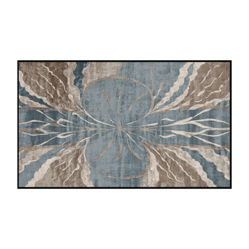 Tapis gris lavable à la machine, Tapis de couloir 2 pi x 4 pi