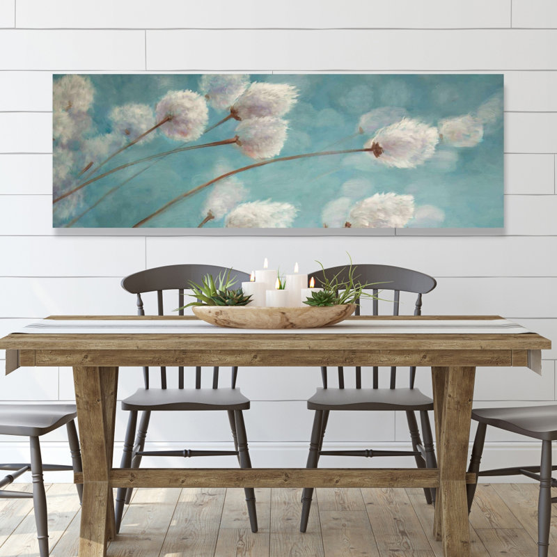 Les plantes de coton dans le vent | Décor de toile romantique