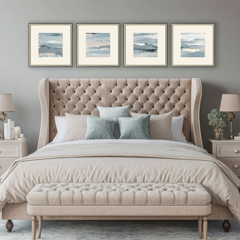 Splendid Blues Framed Art