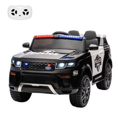 12V Kids Ride On Police Car, Battery Powered Electric Truck