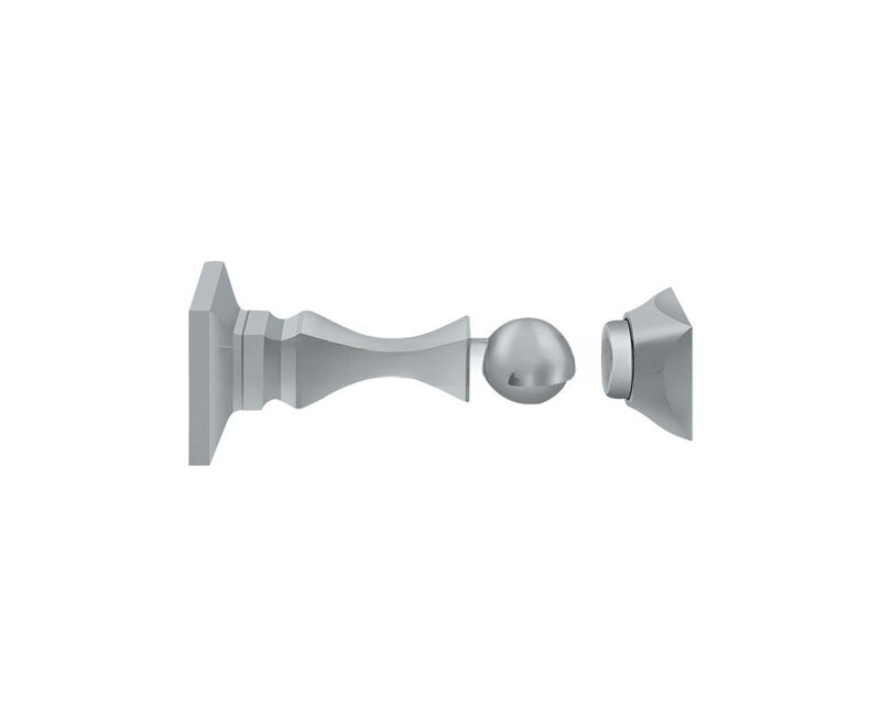 Brass Shutter / Door Accessory, Brushed Chrome