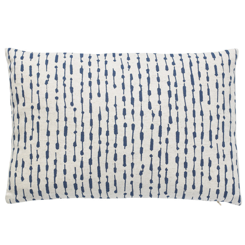 Coussin Banco, Bleu, 14 po x 48 po