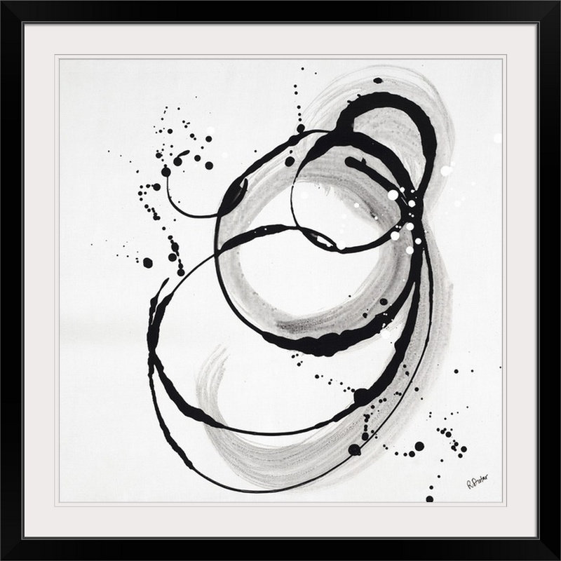 « i » rikki drotar,, reproduction d’art Divine, Cadre noir, H 20" x l 20" x P 1"