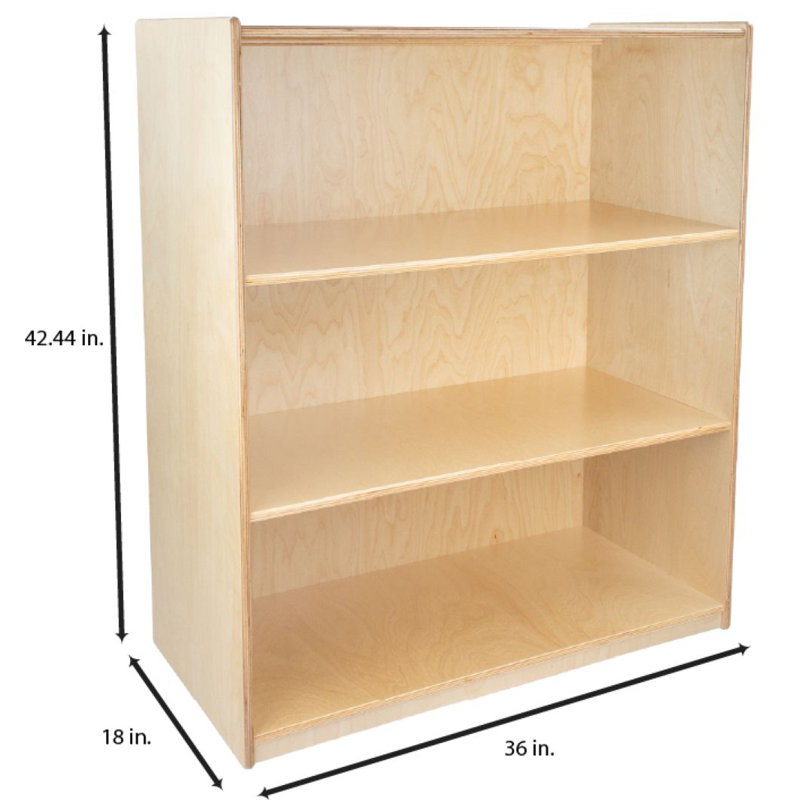 Bibliothèque X-Deep, (3 tablettes) H 42 po x l 36 po x P 18 po