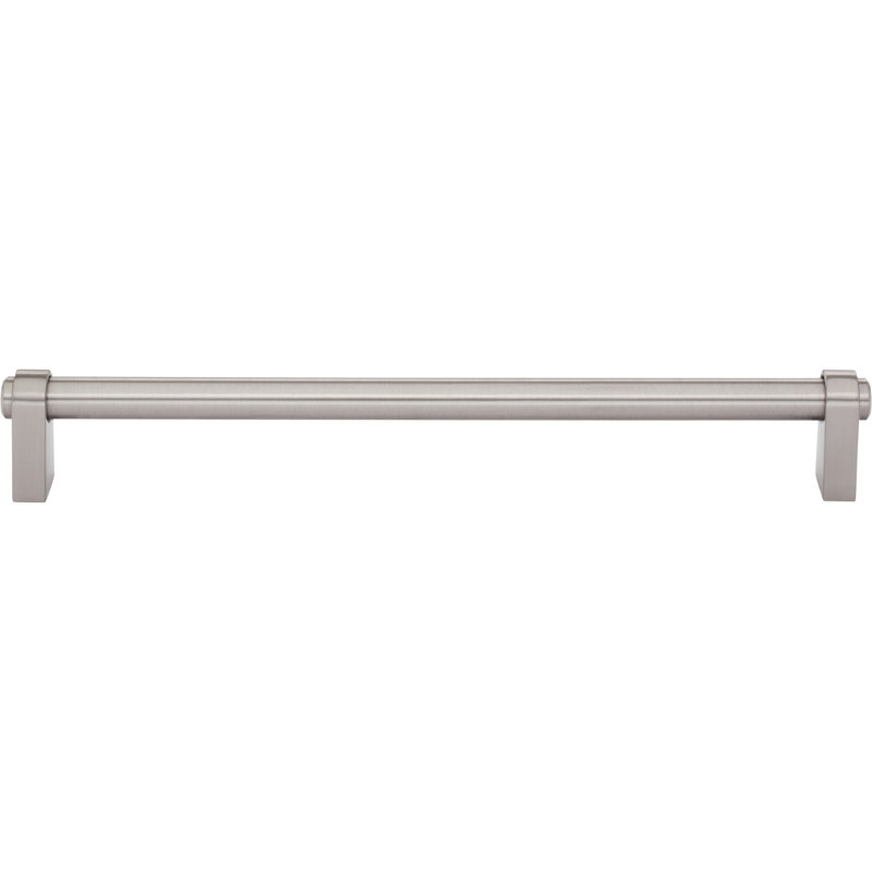 Lawrence Bar Pull, Brushed Satin Nickel, 8 13/16" Center To Center