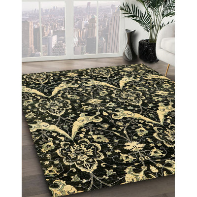 Tapis décoratif multicolore à motif abstrait