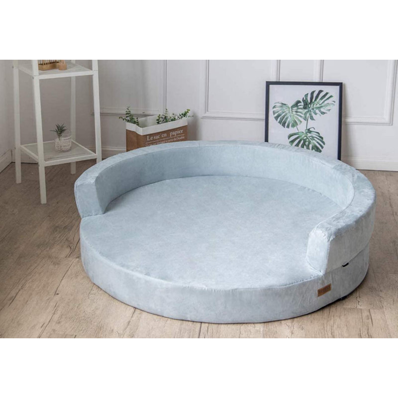 Orthopedic Cotton Pet Bed, Grey