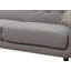 Canapé en mélange de polyester, pieds en bois massif, rembourrage en mousse haute densité et 2 coussins décoratifs-1225158982-1225158983