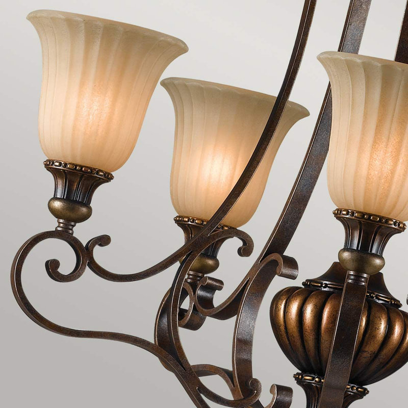 Pulaski 5 - Light Shaded Chandelier