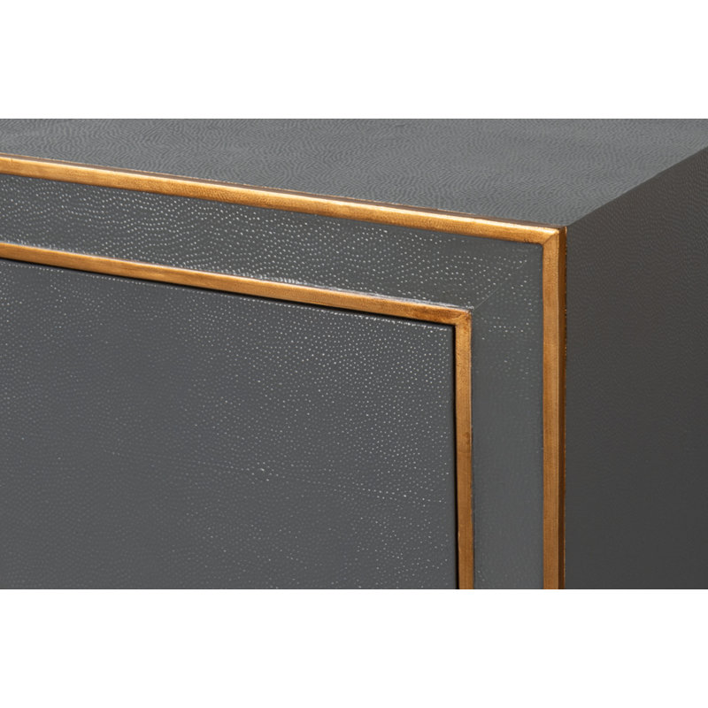 Shagreen 76'' W Sideboard, Gray