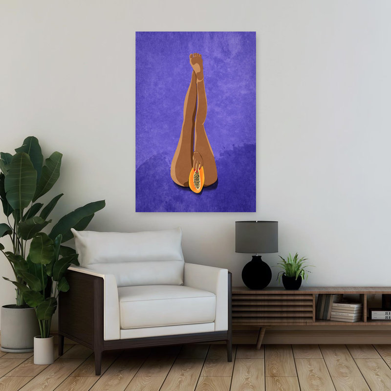 Art contemporain contemporain, H 36 po x l 24 po