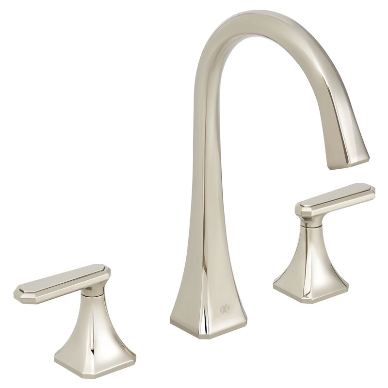 Belshire High Spout Widespread Bathroom Faucet, Platinum Nickel