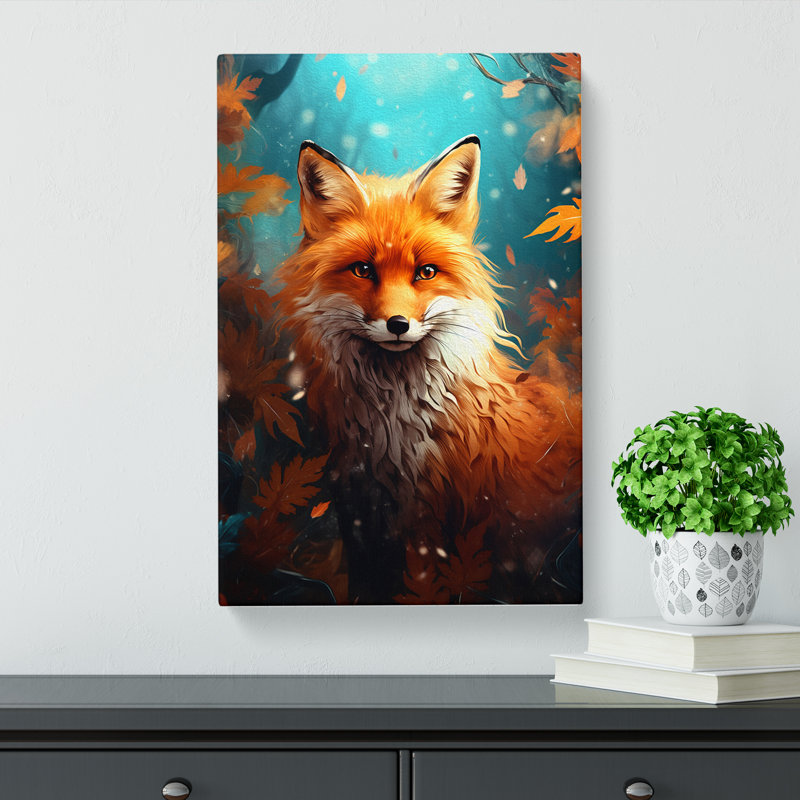 Fox Digital - Print, 60cm H x 40cm W x 3cm D