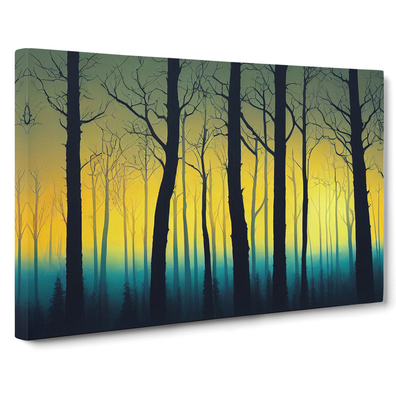 Progressive Summer Forest - Wrapped Canvas, 40cm H x 60cm W x 3cm D