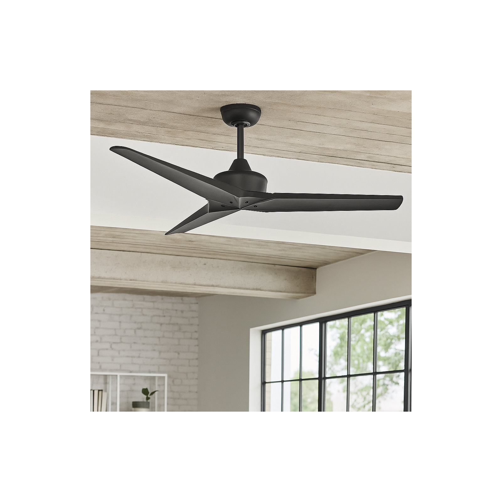 Chisel 52-in Smart Fan w/ HIRO Remote, Black