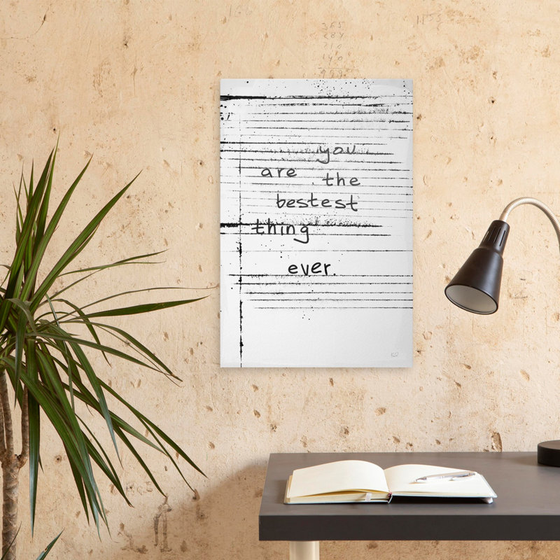 «Passing Notes - Black», noir et blanc, H 24 po x l 16 po