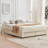 4 Drawer Upholstered Platform Storage bed-459372848-459372851