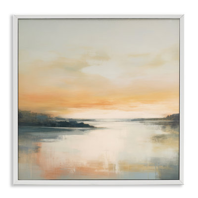 Clear Sunset on Lake Framed Giclee Art by Irena Orlov