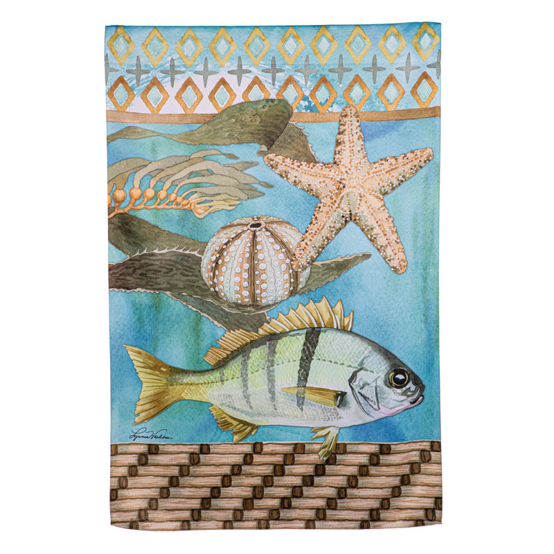Ocean Currents House Flag