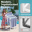 Porte-serviettes moderne pour piscine