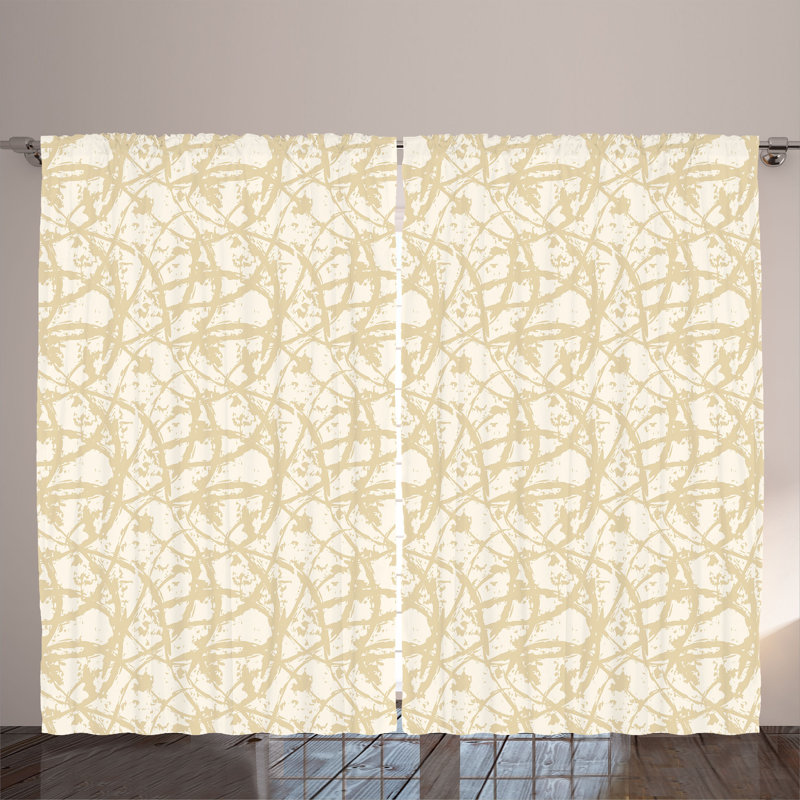 Semi Sheer Curtain Pair