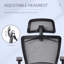 Chaise de travail ergonomique en filet Altera