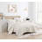 Swift Home Ultra-Soft Floral 3-Piece MicrofiberQuilt Set - Debossed Quatrefoil Dimple - Cute, Feminine, Bubbly - All-Seasonal, Durable, Easy Care-104902205-104902202