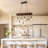8 - Light Kitchen Island Linear Pendant