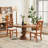 Solid Wood Upholstered Dining Chairs With Non-slip Feet, Side Chairs For Dining Table-103675765