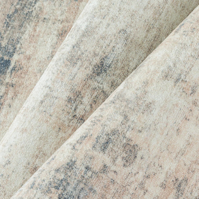 Elyndor Elegant Abstract Area Rug, Beige, Rectangle 2'3" x 2'9"