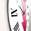 Triangles rouges, composition géométrique abstraite - horloge murale moderne-60327217