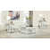 Alvord 3-Piece Mirrored Coffee And End Table Set Silver