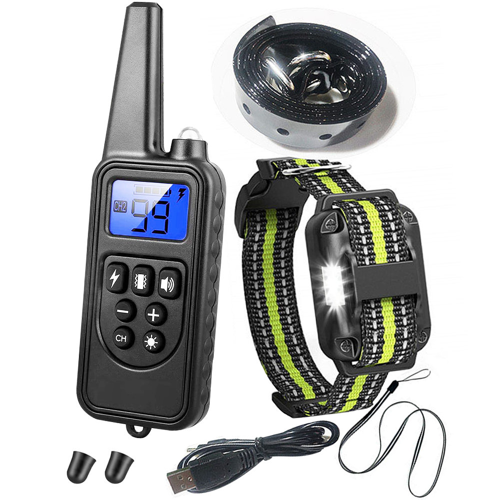 Portable shock clearance collars for dogs