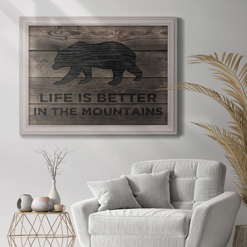 Esmai Better In The Mountains, reproduction d'art sur toile, H 21 po x l 25 po x P 2,5 po