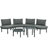 Myley 6-Piece Modular Outdoor Conversation Set With PE Wicker And Aluminum Frame-115762715-115762714