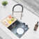 STYLISH 32 inch Workstation Double Bowl Undermount 16G Kitchen Sink with Built in Accessories
