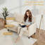 Embrace Supreme Relaxation: causeuse 50 po avec coussins moelleux-71951312