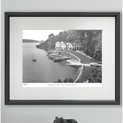 Portmeirion, The Harbour 1933 by Francis Frith - Single Picture Frame Print