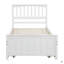 Twin Size Platform Bed With Trundle-1648135659