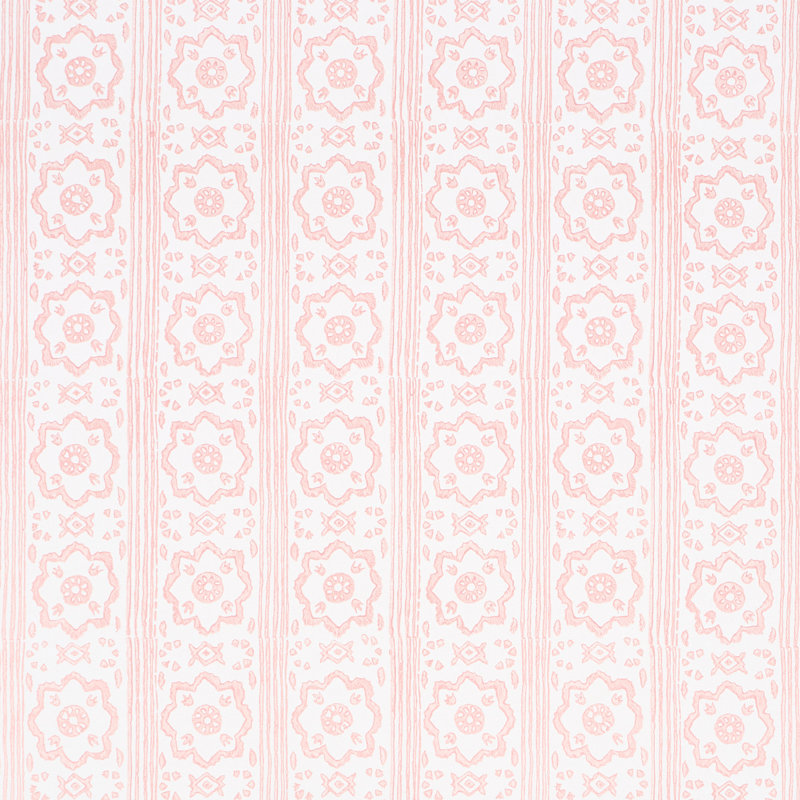 Sunda Hand Blocked Print Wallpaper, Blush