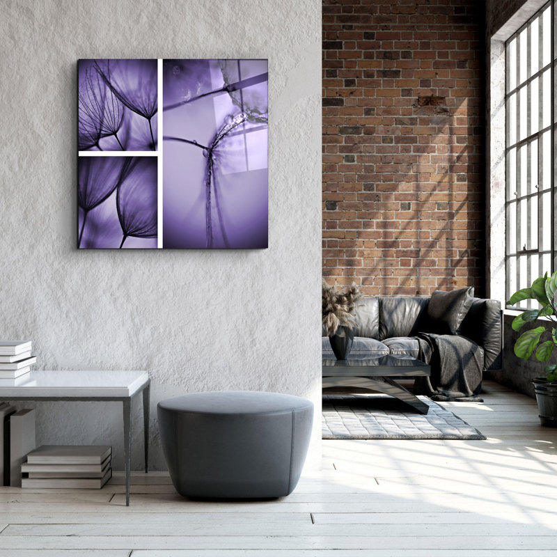 Superbe peinture décorative en verre trempé 23,6 po x 23,6 po | 100% verre trempé, épaisseur: 0,16 pouce | Impression UV pour des couleurs éclatantes | Art mural parfait pour la décoration de la maison ou du bureau, design moderne et élégant